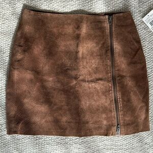 Brown suede mini skirt, BLANKNYC, never been worn